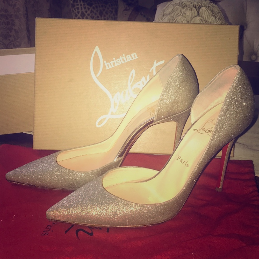 Christian Louboutin Iriza Glitter pumps